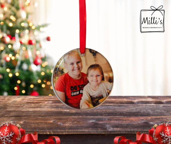 Christbaumanhänger mit Foto