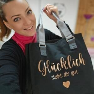 Shopper mit Wunschtext