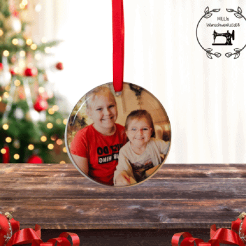 Christbaumanhänger mit Foto