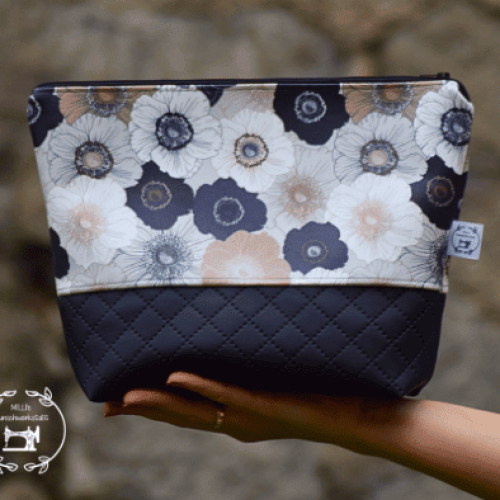 Kosmetiktasche aus Kunstleder