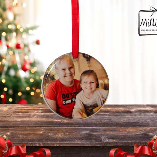 Christbaumanhänger mit Foto