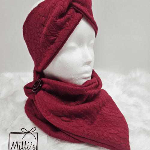 Wickelschal und Stirnband